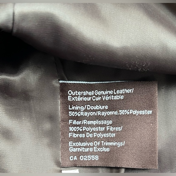 Women’s Brown Suede Leather Jacket XXS - Picture 5 of 7